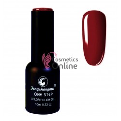 Oja semipermanenta FSM, ONE STEP Color UV/LED 10ml Cod 018 Mahogany Red